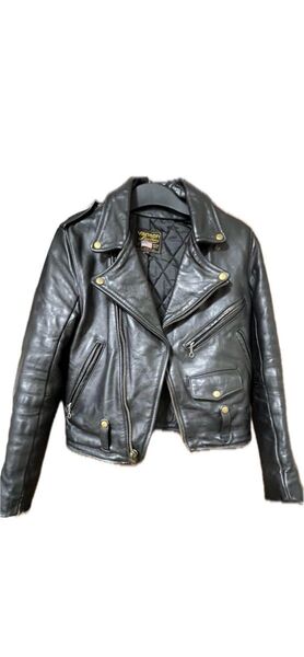 極厚!VANSON USA製 ダブルライダースジャケット 36 C2