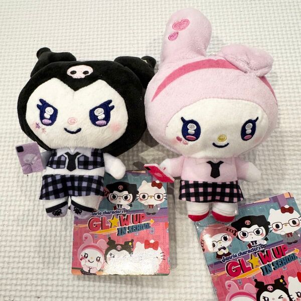ゆるかわ サンリオキャラクターズ glow up in school vol.2 マスコット 2個セット
