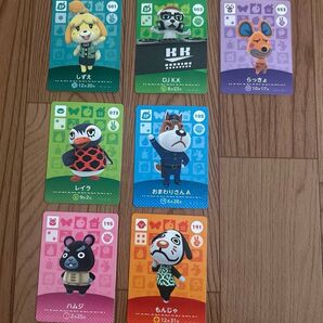 アミーボカード どうぶつの森 しずえ DJKK 7枚セット あつ森 どうぶつの森