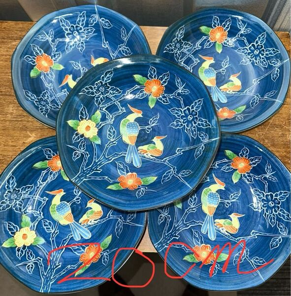 有田焼 壽山窯 5枚 未使用保管品 和食器