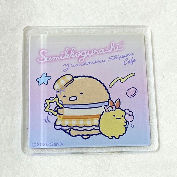 すみっコぐらし コラボカフェ アクリルマグネット とんかつ えびふらいのしっぽ