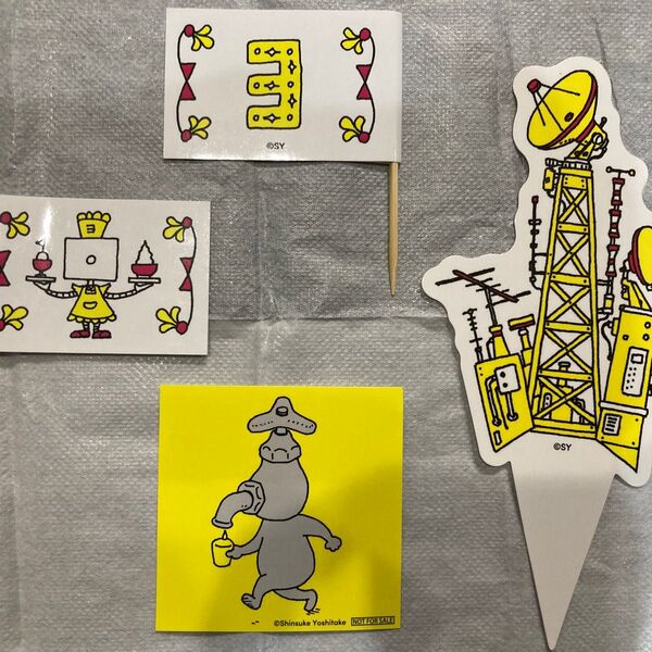 ヨシタケシンスケ展 旗 ステッカー