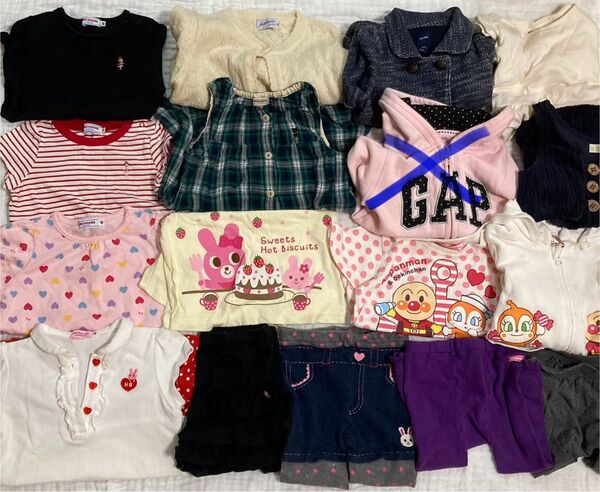 ミキハウス ワンピース 服 ギャップ アンパンマン まとめ売り 女の子 トップス