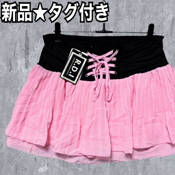新品★y2k 00s 平成ギャル フェアリーグランジ ティアードミニスカート