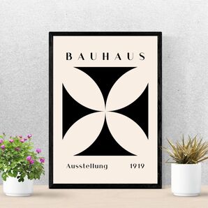 31.BAUHAUS バウハウス アートポスター クローバー 反転