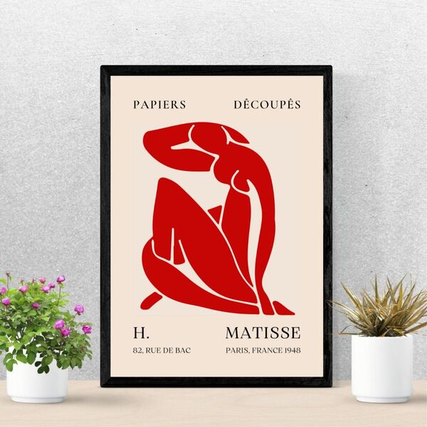 03.Henri Matisse アンリ・マティス 女性ボディ 北欧インテリア アートポスター