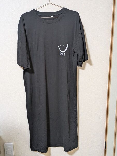 新品 未使用 SMILE ロゴ入りワンピース 黒