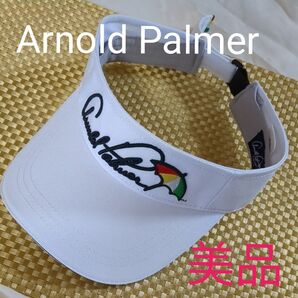 Arnold Palmer バイザー アーノルドパーマー サンバイザー ホワイト 白