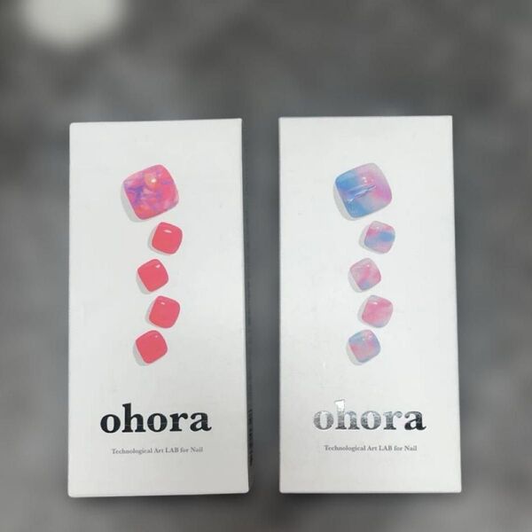 ohora オホーラ セミキュアジェルネイルシール(フット用 )