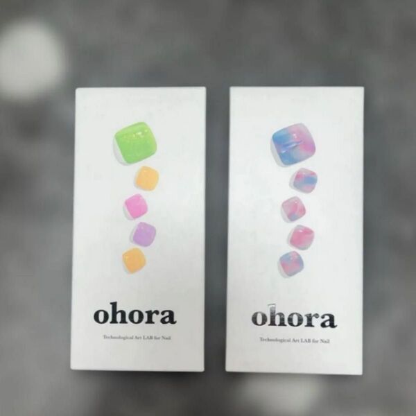 ohoraセミキュアジェルネイルシール フットネイル オホーラ