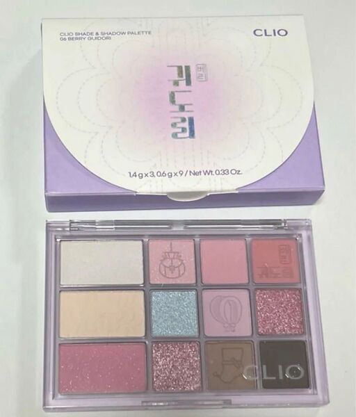 CLIO シェードアンドシャドウパレット 06 ベリーイヤーマフ アイシャドウ