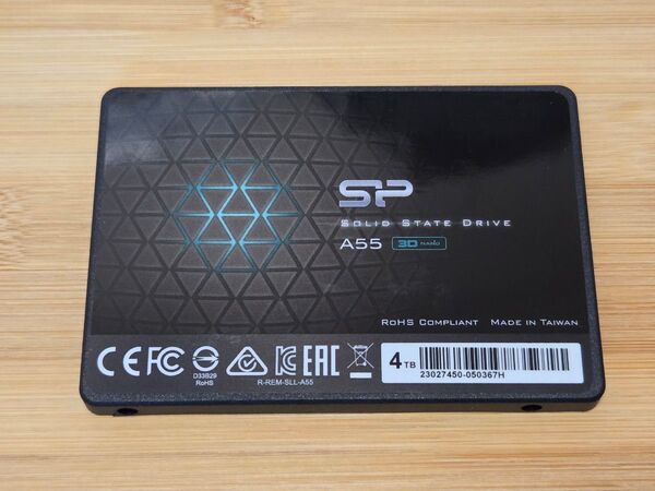 Silicon Power SSD 4TB 3D NAND採用 SATA