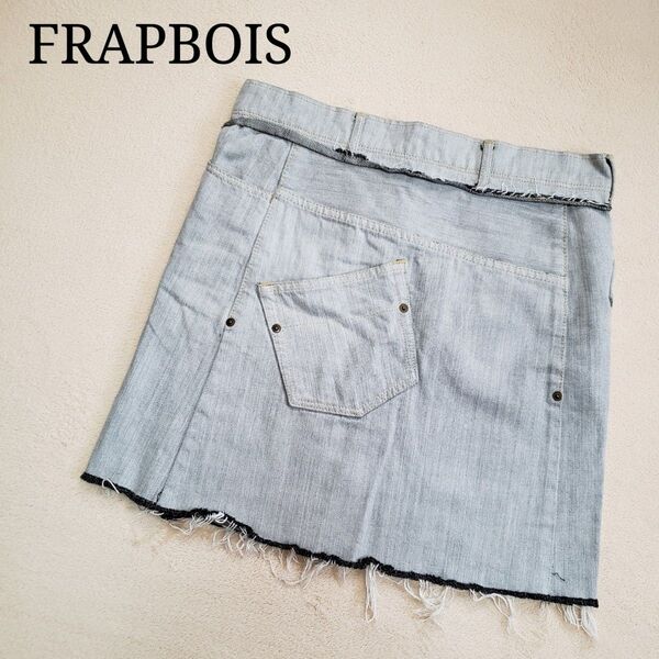 FRAPBOIS フラボア デザイン ポケット デニム ミニ スカート