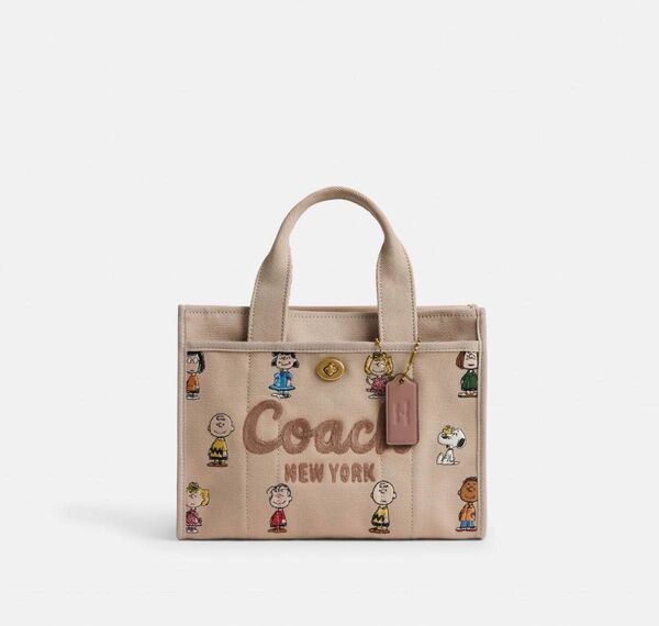 【新作】【人気商品】【COACH X PEANUTS】カーゴ トート バッグ 26