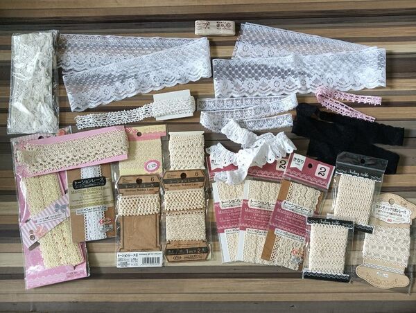 レース まとめて 手芸用品 手芸材料