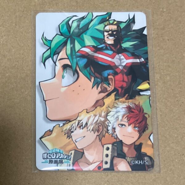 ヒロアカ 原画展 マグネットステッカーコレクション 緑谷出久 爆豪勝己 轟焦凍 オールマイト デク