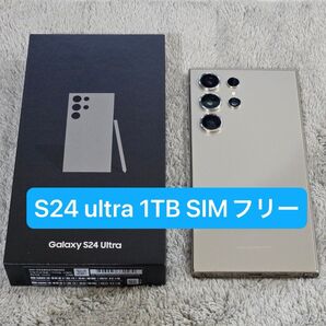 自給版 Galaxy S24 Ultra 1TB チタニウムグレー