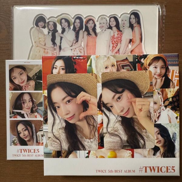 TWICE ダヒョン トレカ コンプ 初回限定盤A DAHYUN #TWICE5 アクリルスタンド 3cut photo
