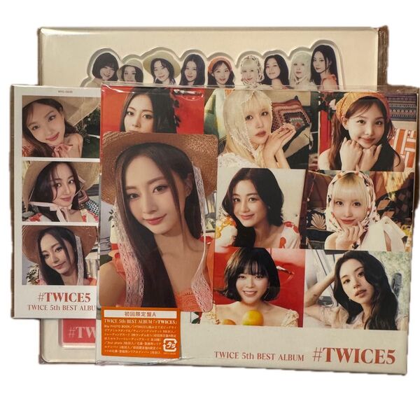 TWICE トレカ ツウィ 初回限定盤A #TWICE5 アクスタ ナヨン ジヒョ 3 cut photo 初回限定B