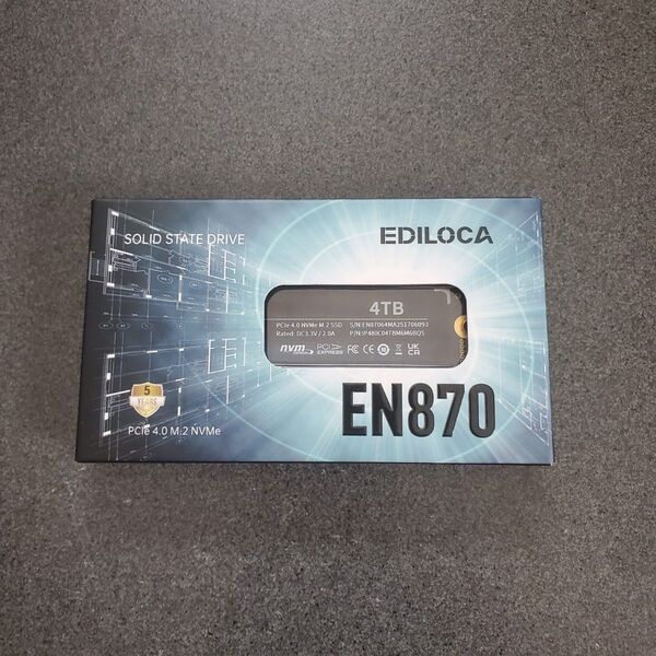 EDILOCA EN870 4TB SSD PCIE 4.0 M.2 NVMe 新品
