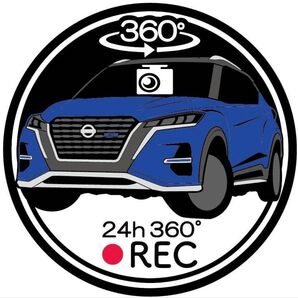 お好きな色を選択下さい(画像に無い色も作成承ります) 日産 キックス ドラレコ ドライブレコーダー ステッカー プリント