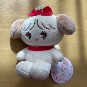 mikko illustration いちごマスコットぬいぐるみ スフレ