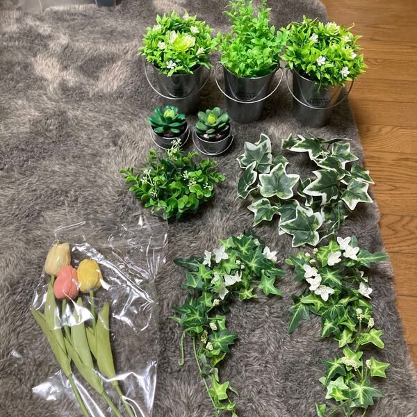 インテリア小物 フェイク人工観葉植物まとめ売り