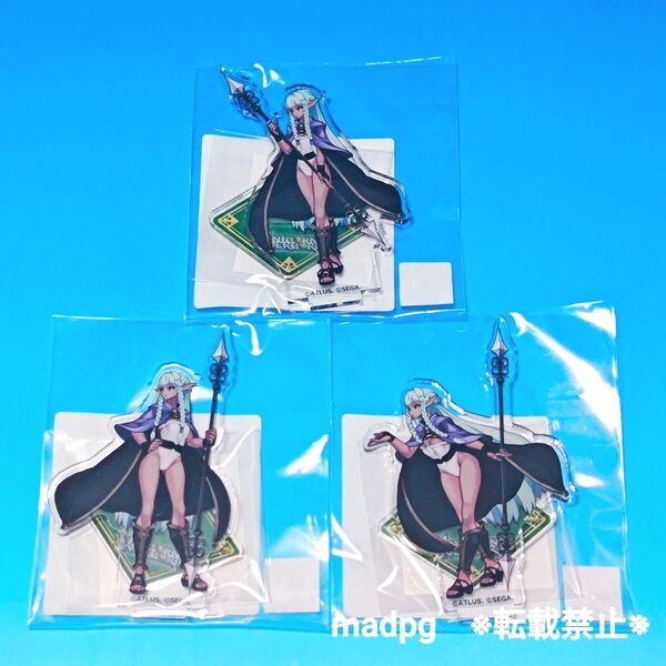 ユニコーンオーバーロード ロザリンデ3種セット オールスターアクリルスタンド アニメイト受注生産品
