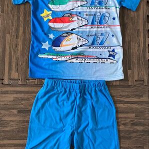 新品 新幹線 男の子 半袖パジャマ 上下セット 120