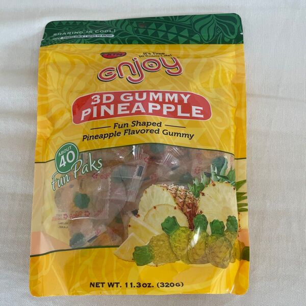 Enjoy 3D GUMMY PINEAPPLE 立体グミ パイナップル