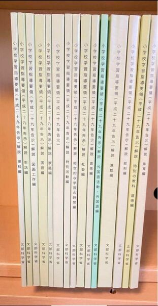 【新品未使用】小学校学習指導要領 平成29年告示 15冊セット まとめ売り