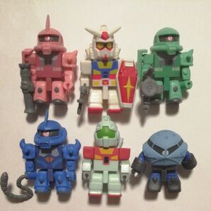 ガンダム キューブメイト 6種セット シャア専用ザク ザク グフ ズゴック ジム キューブリック系 ガチャポン フィギュア