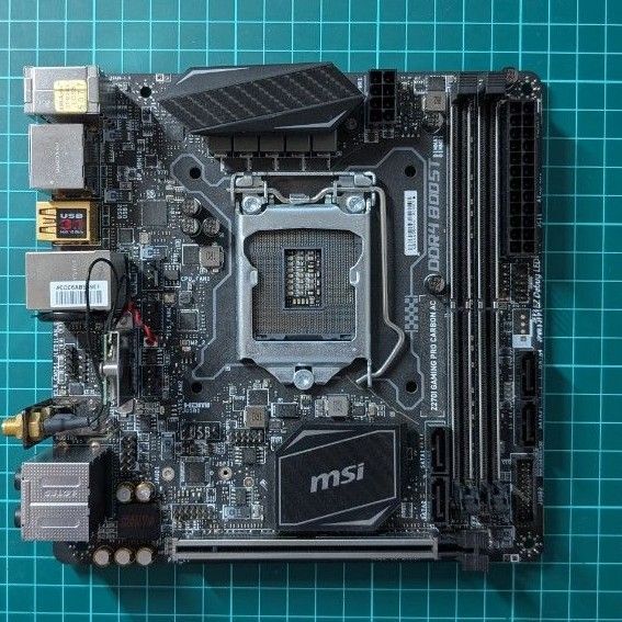 【動作確認済】 MSI Z270I GAMING PRO CARBON AC mini-itxマザーボード