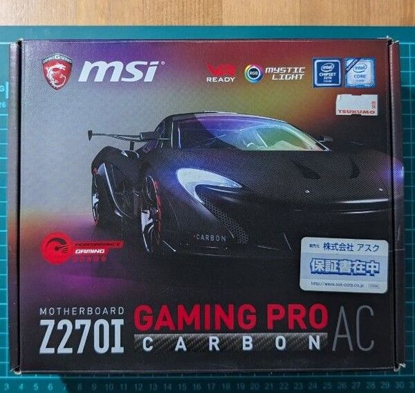 【動作確認済】 MSI Z270I GAMING PRO CARBON AC mini-itxマザーボード