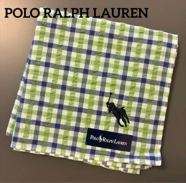 〈クーポンで500円引き〉POLO RALPH LAUREN ハンカチ チェック柄 ポロラルフローレン 日本製