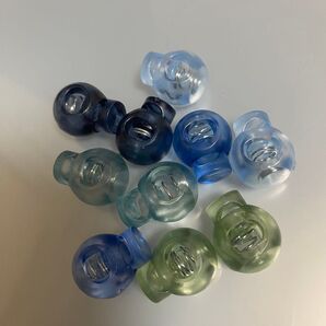 コードストッパーサイズ☆ブルー系10個