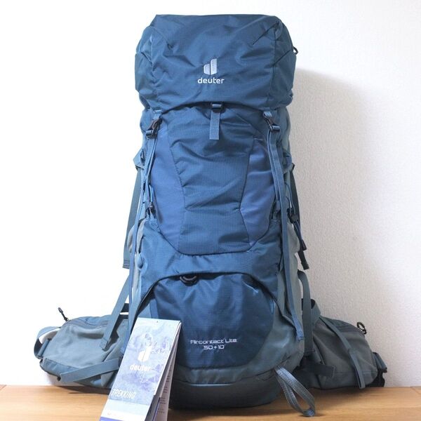 未使用に近い Deuter AIRCONTACT LITE 50+10エアコンタクトライト 背面長調整可能