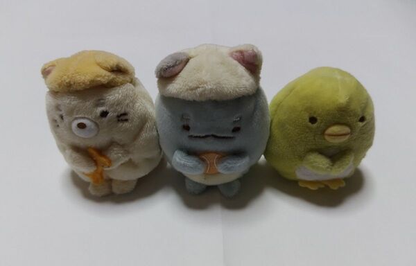 ※※ すみっコぐらし ※ てのりぬいぐるみ ※ ねこ とかげ ぺんぎん