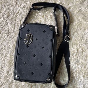 カステルバジャック 縦型 ミニショルダー ガストン ショルダーバッグ 黒