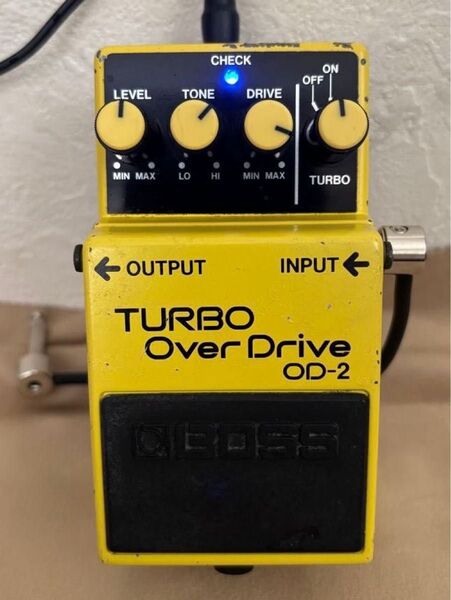 BOSS OD-2 ターボ オーバードライブ 1987年 日本製 モディファイ済 PSA電源