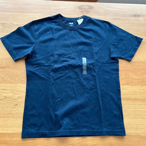 ユニクロ U クルーネックTシャツ ネイビー M 未使用 タグ付