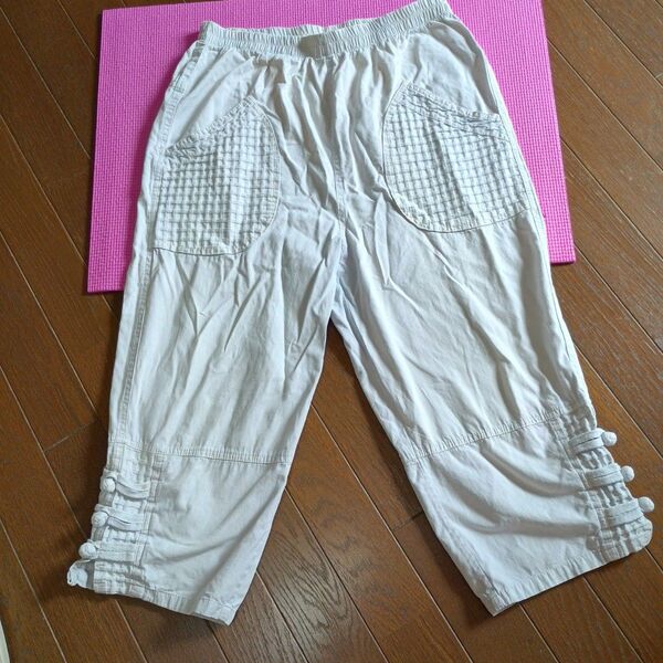 LLサイズ 七分丈パンツ