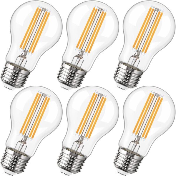 E26 led電球 60w 電球色 エジソン電球 100V 2700K 800LM 6W フィラメント電球 A55 クリアタイプ
