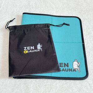 コンパクト 折り畳み サウナ マット サウナマット おしゃれ 洗える ZENとSAUNA 大きめレジャーシート