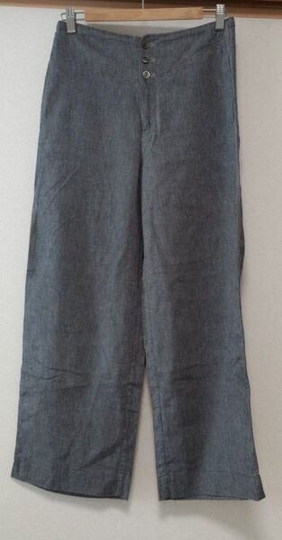 45R ストレッチカルゼストレートデニムパンツ