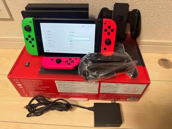 Nintendo Switch本体 おまけ コントローラー SDカード付き