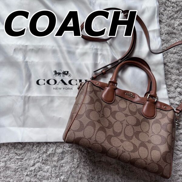 COACH コーチ ショルダーバッグ トートバッグ シグネチャー 斜め掛け