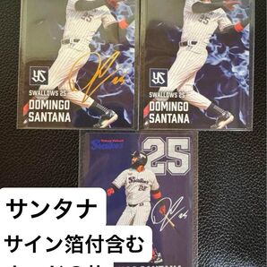 サンタナ プロ野球チップスカード3枚 ヤクルトスワローズ