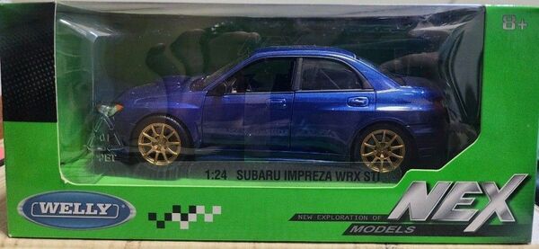 WELLY ウィリー 1/24 スバル インプレッサ WRX STI 未開封品