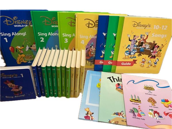 DWE ディズニー英語システム シングアロング 絵本 CD DVD ガイド まとめ売り